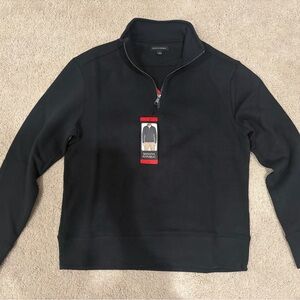 Banana Republic Men's Black Zip-Up Sweater